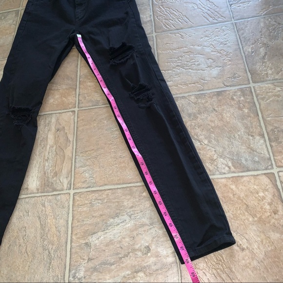 Wild Fable Black Highest Rise Skinny Distressed Jeans - Picture 12 of 15